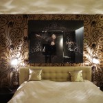 deco chambre noir et or
