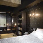 deco chambre noir et or