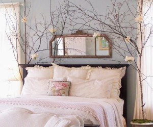 deco chambre rose et blanc
