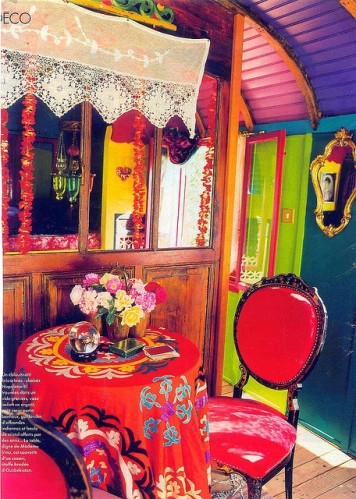 deco interieur de roulotte