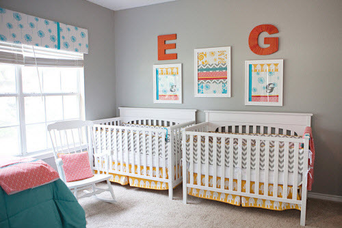 deco pour chambre bebe jumeaux