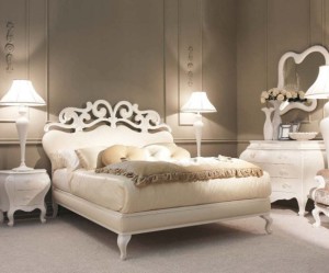 decoration chambre a coucher blanc
