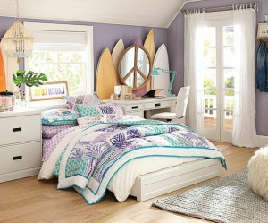 decoration chambre ado surf
