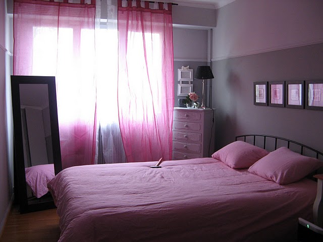 decoration chambre adulte rose