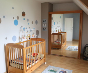 decoration chambre bebe taupe