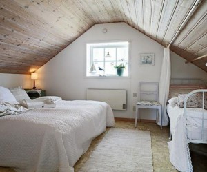 decoration chambre dans les combles
