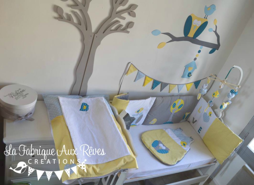 decoration chambre de bebe hibou