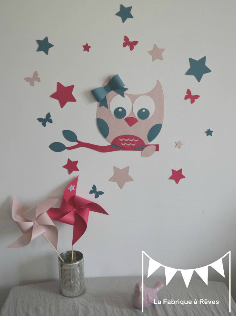 decoration chambre de bebe hibou