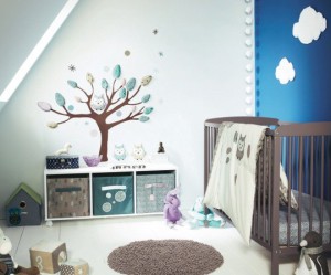 decoration chambre de bebe hibou