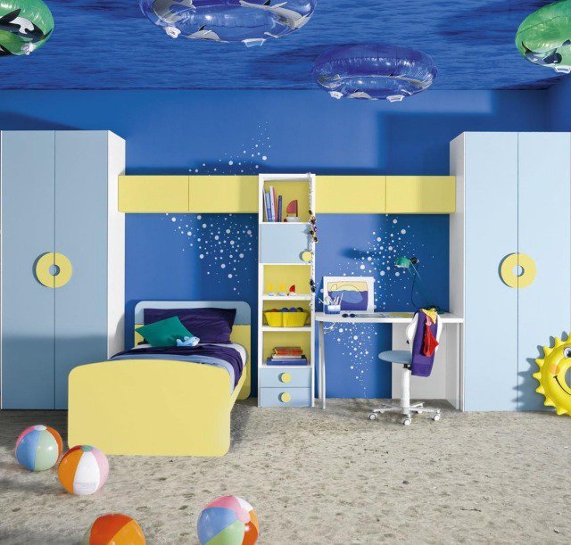 decoration chambre garcon mer