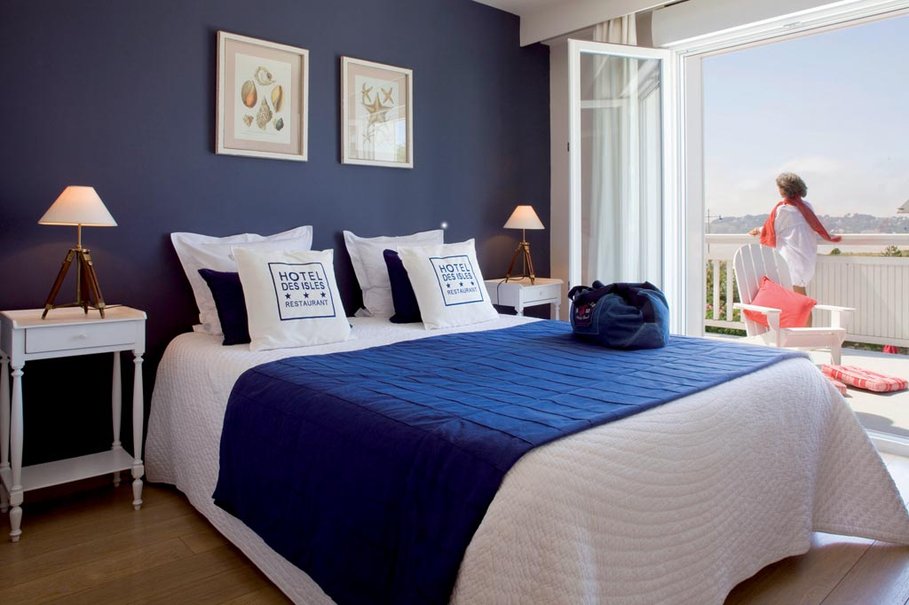 decoration chambre gris bleu