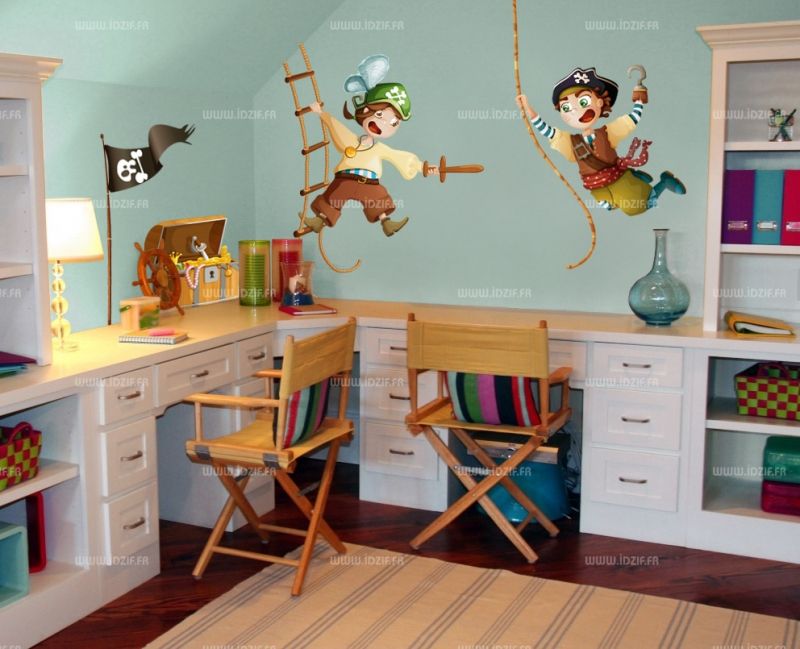 decoration chambre jack et les pirates