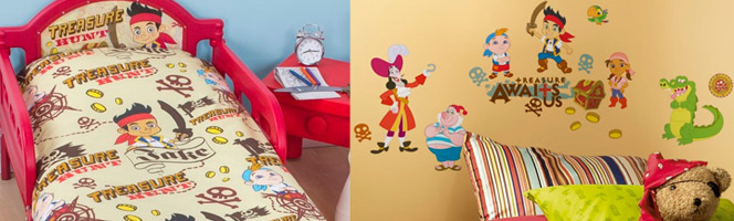 decoration chambre jack et les pirates