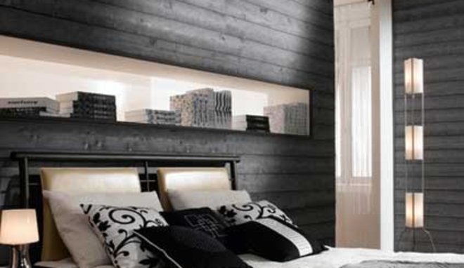 decoration chambre lambris blanc
