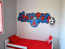 decoration chambre psg