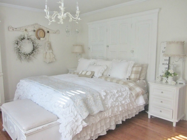 decoration chambre shabby