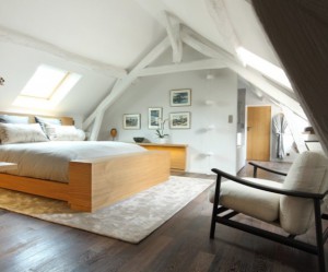 decoration chambre sous combles