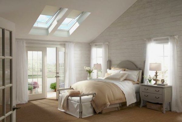 decoration chambres mansardees