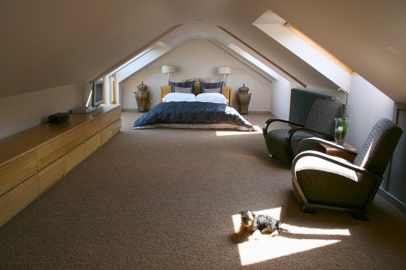 decoration chambres mansardees
