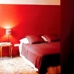 decoration de chambre en rouge
