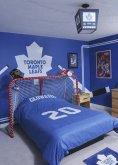decoration de chambre+hockey canadien
