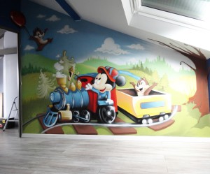 decoration de chambre mickey