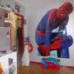 decoration de chambre spiderman