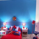 decoration de chambre spiderman