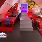 decoration de chambre spiderman