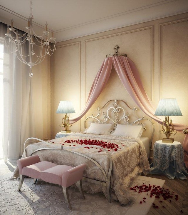 decoration de chambre style romantique
