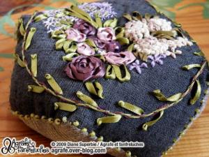 decoration florale couvre lit samira