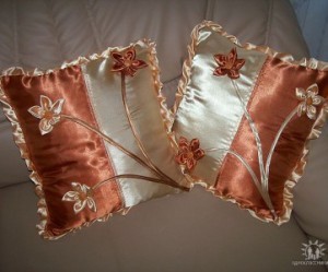 decoration florale couvre lit samira