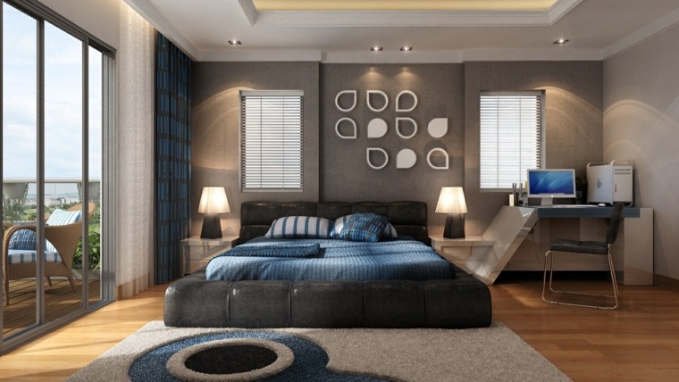 decoration lit chambre a coucher