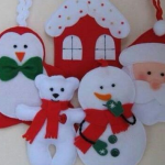 fabriquer deco noel en feutrine