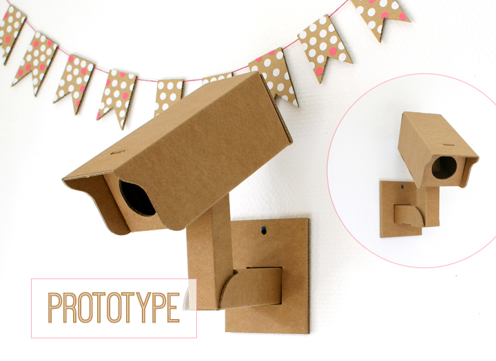 fabriquer objet deco en carton