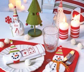 fabriquer une deco de table pour noel