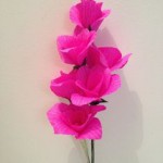 faire decoration avec papier crepon