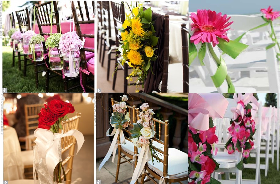 faire decoration chaise mariage - visuel #4