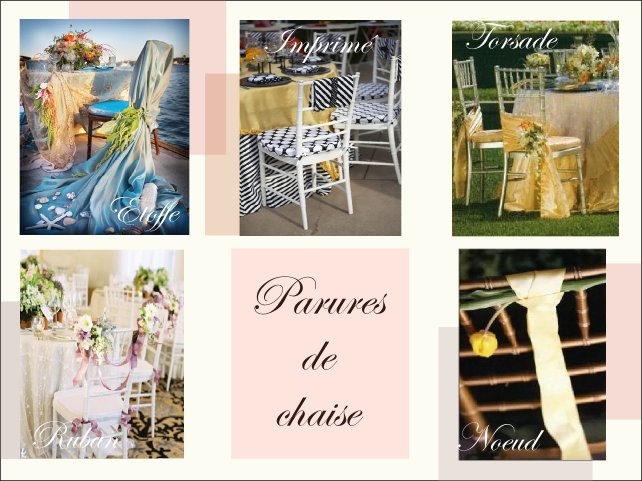 faire decoration chaise mariage - visuel #7