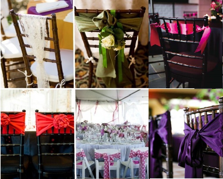 faire decoration chaise mariage - visuel #1