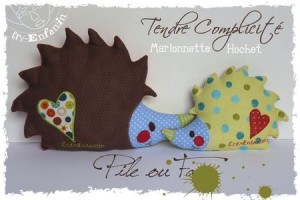 faire un doudou herisson