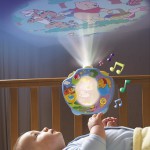 lampe bebe projection plafond