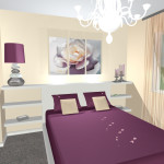 tableau pour chambre romantique