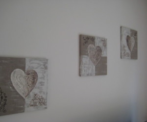 tableau pour chambre romantique